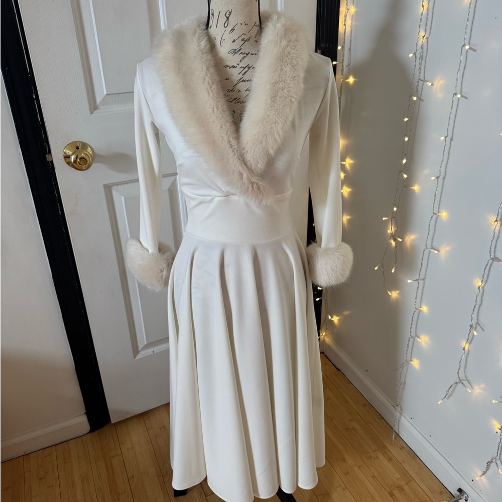 British retro dress